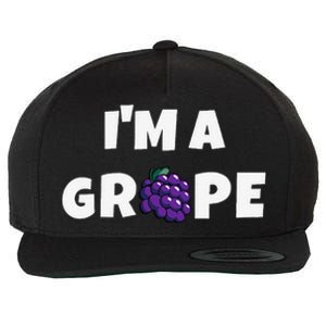 Im A Grape Halloween Grape Costume Wool Snapback Cap