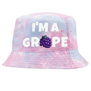 Im A Grape Halloween Grape Costume Tie-Dyed Bucket Hat