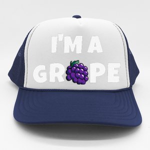 Im A Grape Halloween Grape Costume Trucker Hat