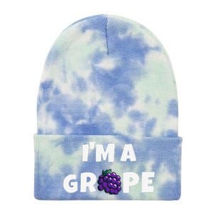 Im A Grape Halloween Grape Costume Tie Dye 12in Knit Beanie