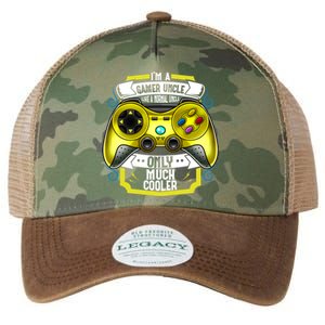 Im A Gamer Uncle Like A Normal Uncle Only Much Cooler Funny Gift Legacy Tie Dye Trucker Hat