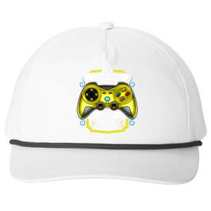 Im A Gamer Uncle Like A Normal Uncle Only Much Cooler Funny Gift Snapback Five-Panel Rope Hat