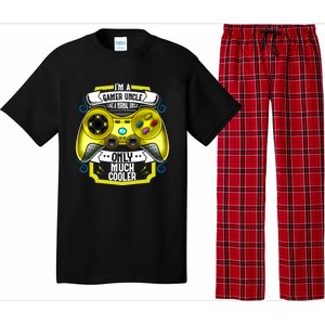 Im A Gamer Uncle Like A Normal Uncle Only Much Cooler Funny Gift Pajama Set