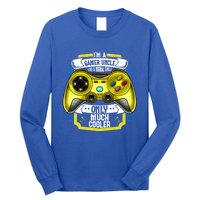 Im A Gamer Uncle Like A Normal Uncle Only Much Cooler Funny Gift Long Sleeve Shirt