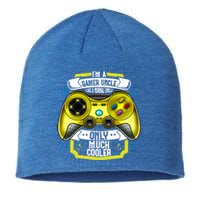 Im A Gamer Uncle Like A Normal Uncle Only Much Cooler Funny Gift Sustainable Beanie