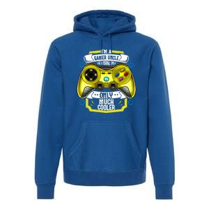 Im A Gamer Uncle Like A Normal Uncle Only Much Cooler Funny Gift Premium Hoodie