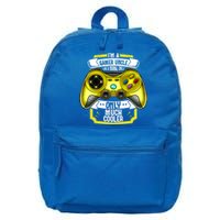 Im A Gamer Uncle Like A Normal Uncle Only Much Cooler Funny Gift 16 in Basic Backpack