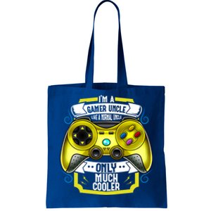 Im A Gamer Uncle Like A Normal Uncle Only Much Cooler Funny Gift Tote Bag