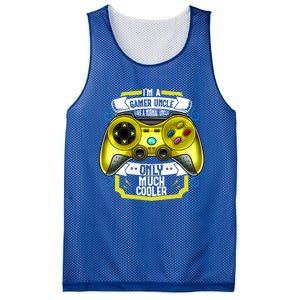 Im A Gamer Uncle Like A Normal Uncle Only Much Cooler Funny Gift Mesh Reversible Basketball Jersey Tank