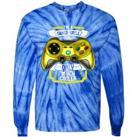 Im A Gamer Uncle Like A Normal Uncle Only Much Cooler Funny Gift Tie-Dye Long Sleeve Shirt