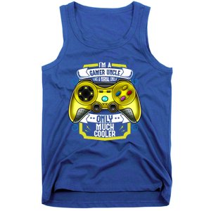 Im A Gamer Uncle Like A Normal Uncle Only Much Cooler Funny Gift Tank Top