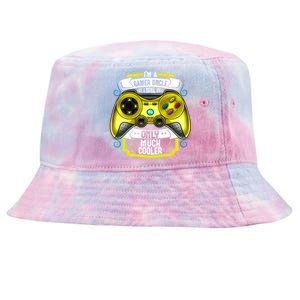 Im A Gamer Uncle Like A Normal Uncle Only Much Cooler Funny Gift Tie-Dyed Bucket Hat