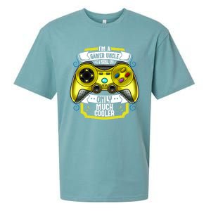 Im A Gamer Uncle Like A Normal Uncle Only Much Cooler Funny Gift Sueded Cloud Jersey T-Shirt