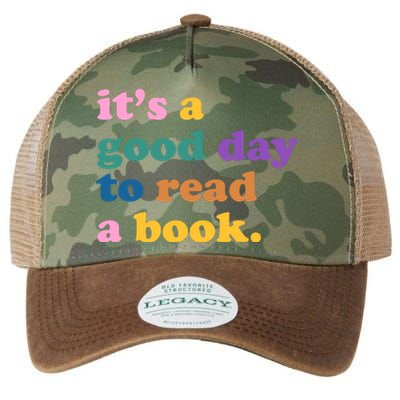 Its A Good Day To Read A Book Colorful Legacy Tie Dye Trucker Hat