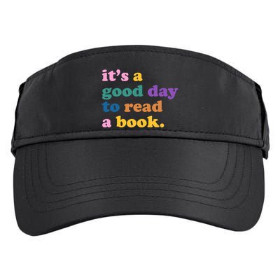 Its A Good Day To Read A Book Colorful Adult Drive Performance Visor