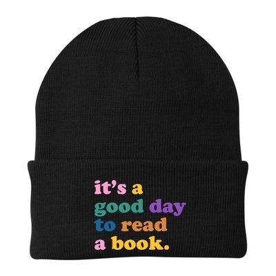 Its A Good Day To Read A Book Colorful Beanie