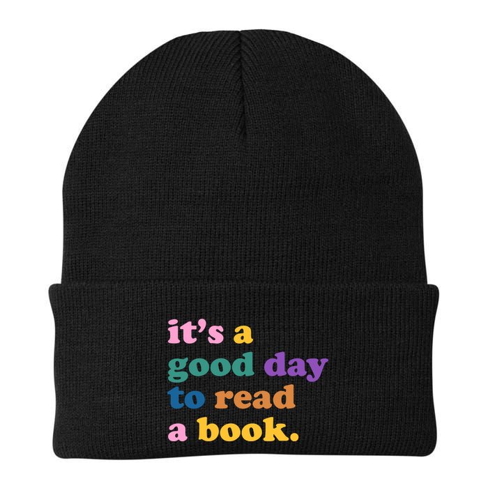 Its A Good Day To Read A Book Colorful Beanie