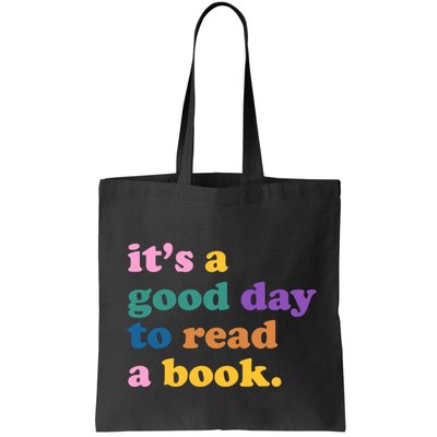 Its A Good Day To Read A Book Colorful Bag