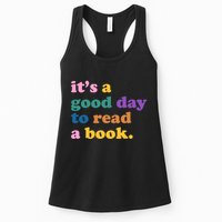 Its A Good Day To Read A Book Colorful Womens Tank Top