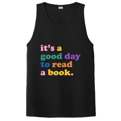 Its A Good Day To Read A Book Colorful PosiCharge Competitor Tank