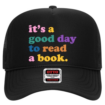 Its A Good Day To Read A Book Colorful Trucker Hat