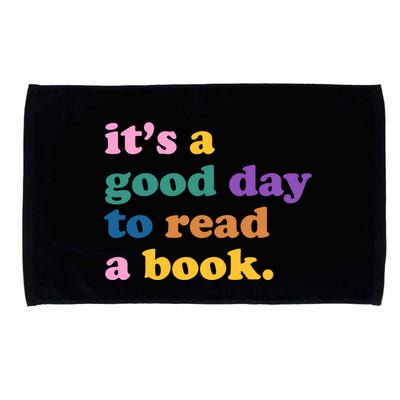 Its A Good Day To Read A Book Colorful Microfiber Hand Towel