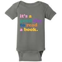 Its A Good Day To Read A Book Colorful Baby Bodysuit