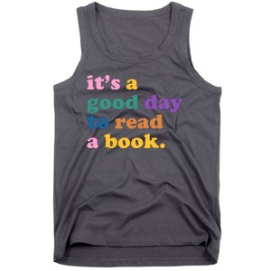 Its A Good Day To Read A Book Colorful Tank Top