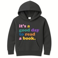 Its A Good Day To Read A Book Colorful Kids Hoodie