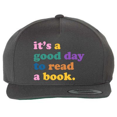 Its A Good Day To Read A Book Colorful Wool Snapback Cap