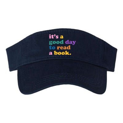 Its A Good Day To Read A Book Colorful Valucap Bio-Washed Visor