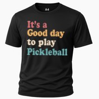 ItS A Good Days To Play Pickleball Lover Paddleball Sports Cool Gift Cooling Performance Crew T-Shirt