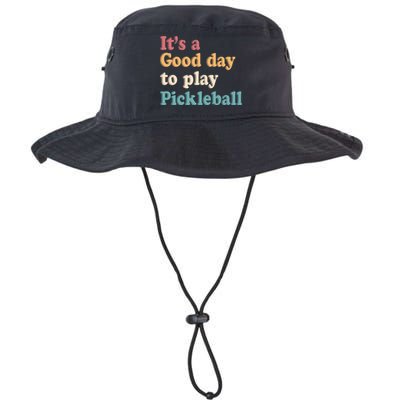 ItS A Good Days To Play Pickleball Lover Paddleball Sports Cool Gift Bucket Hat