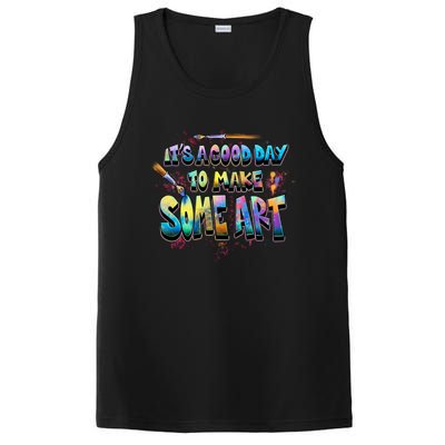 It's A Good Day To Make Some Art Cool Drawing Art Gift PosiCharge Competitor Tank