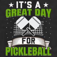 It's A Great Day Pickleball Paddle Gift Golf Towel