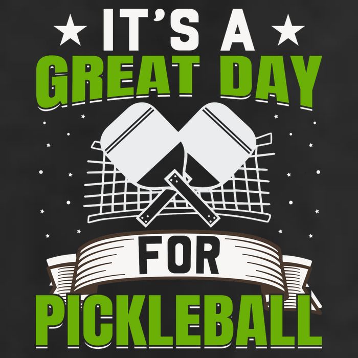 It's A Great Day Pickleball Paddle Gift Golf Towel