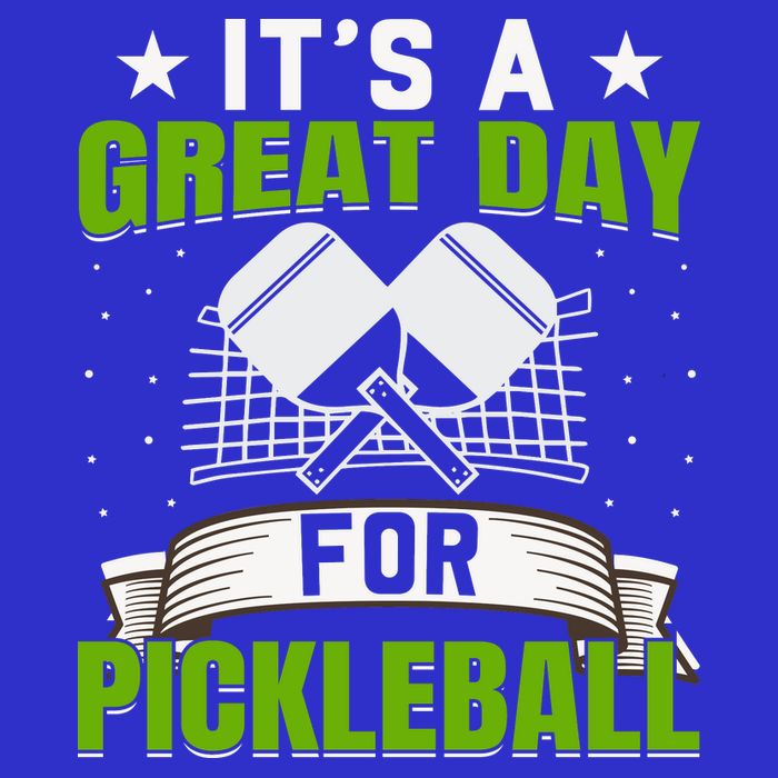 It's A Great Day Pickleball Paddle Gift Apron