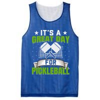 It's A Great Day Pickleball Paddle Gift Mesh Reversible Basketball Jersey Tank