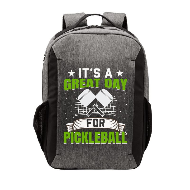 It's A Great Day Pickleball Paddle Gift Vector Backpack