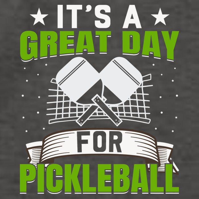 It's A Great Day Pickleball Paddle Gift Vector Backpack