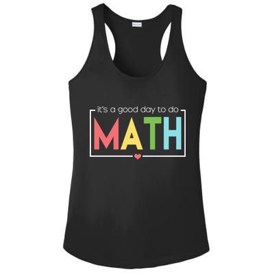 Its A Good Day To Do Math Ladies PosiCharge Competitor Racerback Tank
