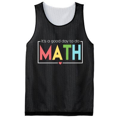 Its A Good Day To Do Math Mesh Reversible Basketball Jersey Tank