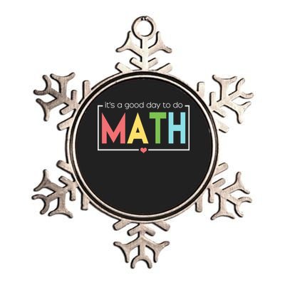 Its A Good Day To Do Math Metallic Star Ornament