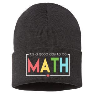 Its A Good Day To Do Math Sustainable Knit Beanie