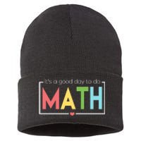 Its A Good Day To Do Math Sustainable Knit Beanie