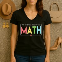 Its A Good Day To Do Math Women's V-Neck T-Shirt