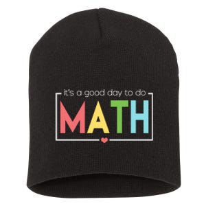 Its A Good Day To Do Math Short Acrylic Beanie