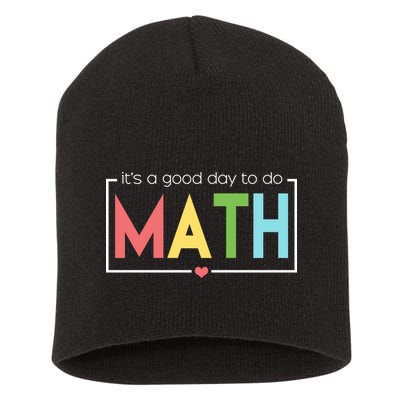 Its A Good Day To Do Math Short Acrylic Beanie