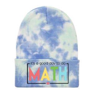 Its A Good Day To Do Math Tie Dye 12in Knit Beanie