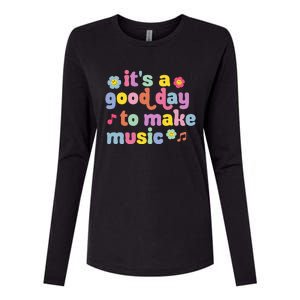 It's A Good Day To Make Groovy Music Teacher Womens Cotton Relaxed Long Sleeve T-Shirt